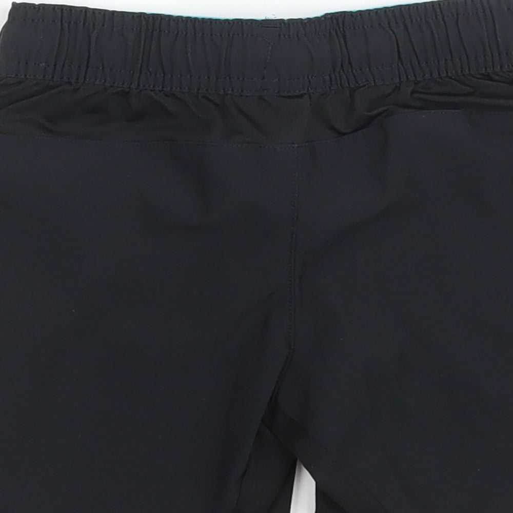 DOMYOS Boys Black Polyester Sweat Shorts Size 5 Years Regular