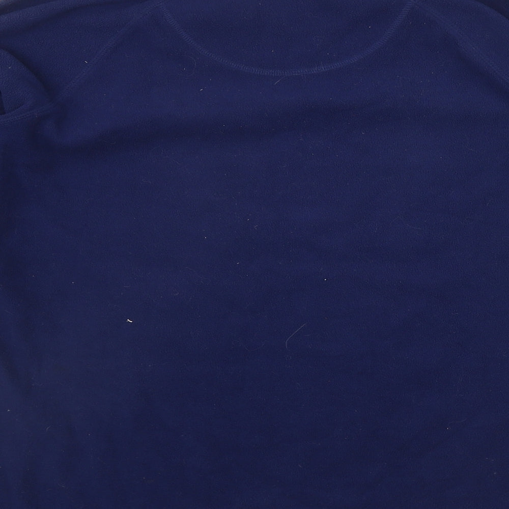 Crane Womens Blue Polyester Pullover Sweatshirt Size M