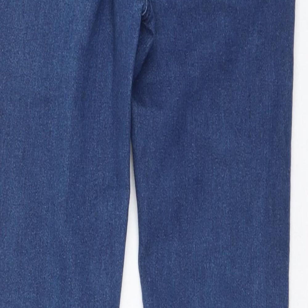 TU Girls Blue Cotton Skinny Jeans Size 10 Years Regular Zip