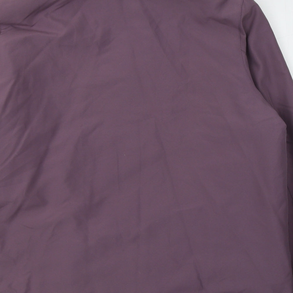 EWM Womens Purple Jacket Coat Size 16 Zip