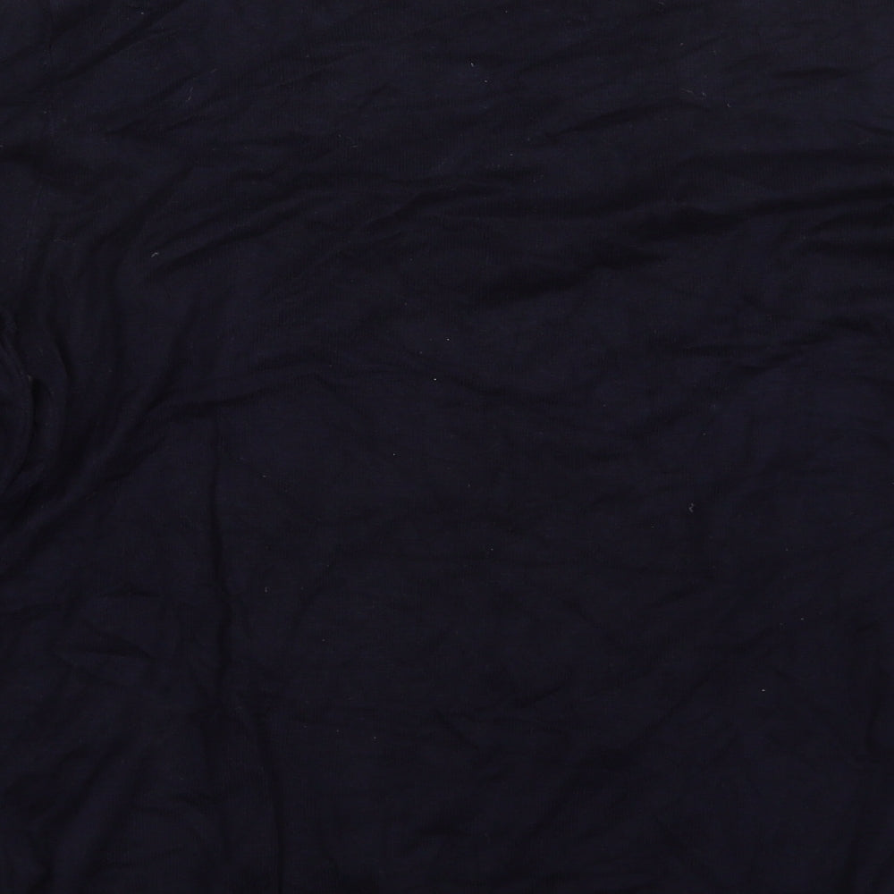 Debenhams Womens Blue Crew Neck Viscose Pullover Jumper Size 12