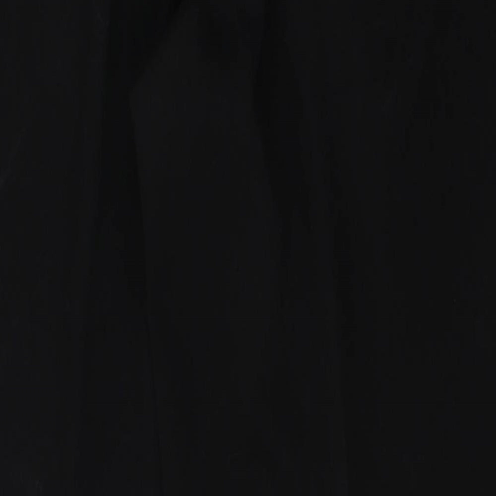 Dunnes Stores Mens Black Polyester Trousers Size 36 in L31 in Regular Button