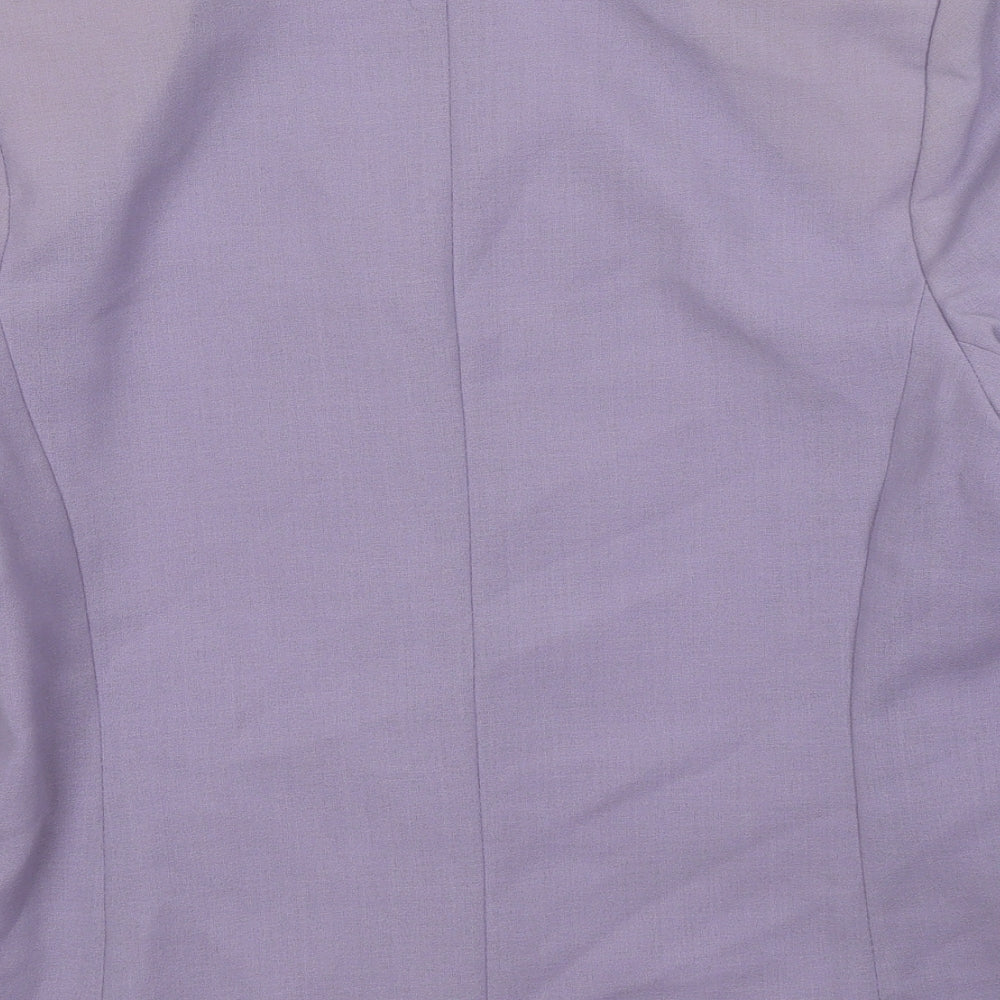Great Britain Womens Purple Jacket Blazer Size 14 Button