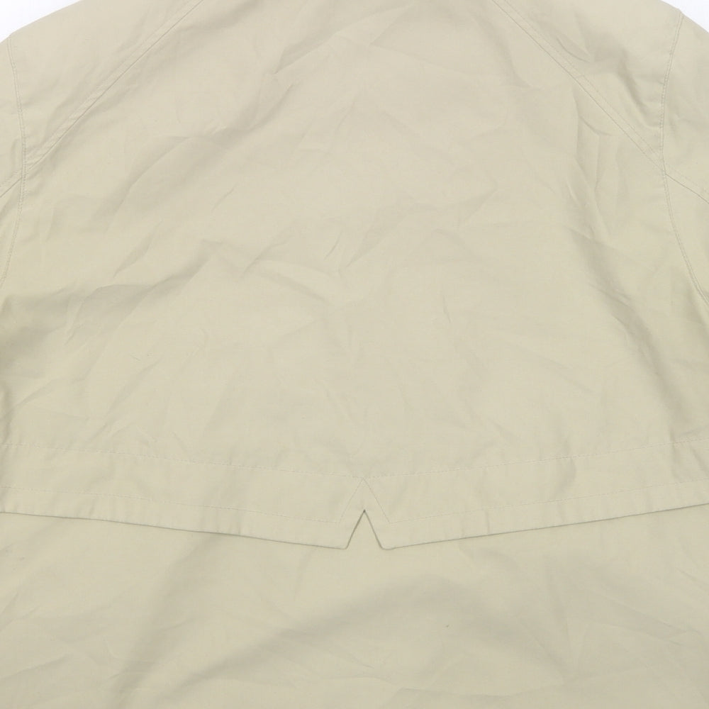 Marks and Spencer Womens Beige Parka Jacket Size 12 Button