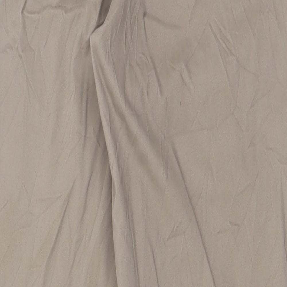 Buffalo Womens Beige Cotton Trousers Size 12 L30 in Regular Button