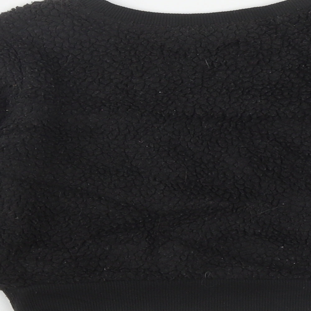 Old Navy Girls Black Polyester Pullover Sweatshirt Size 2 Years