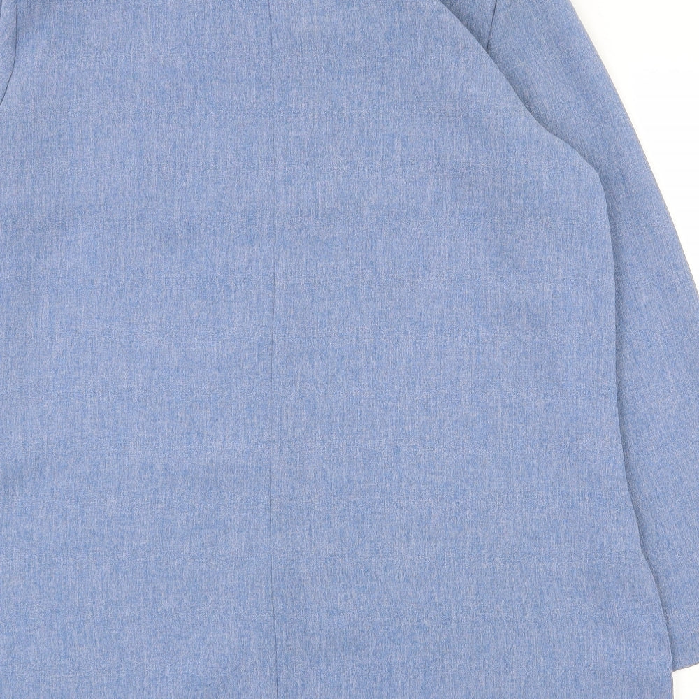Bonmarché Womens Blue Jacket Size 18 Button