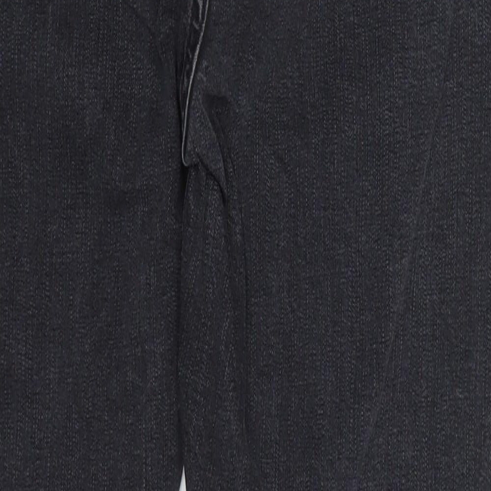 Marks and Spencer Womens Grey Lyocell Skinny Jeans Size 12 L27 in Regular Button