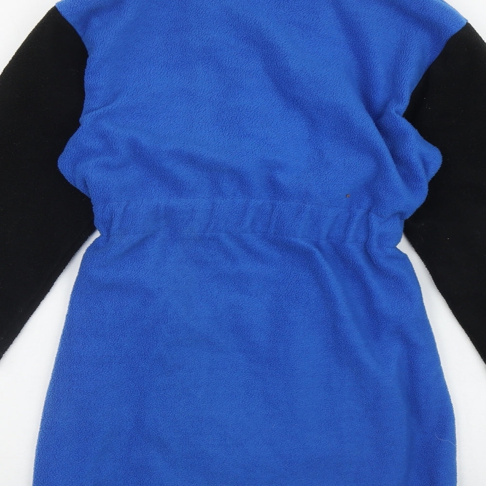 Cartoon Network Boys Blue Solid Polyester Robe Size 7-8 Years Tie - Ben10