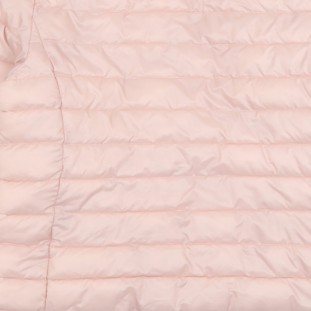 Dunnes Stores Womens Pink Jacket Size M Zip