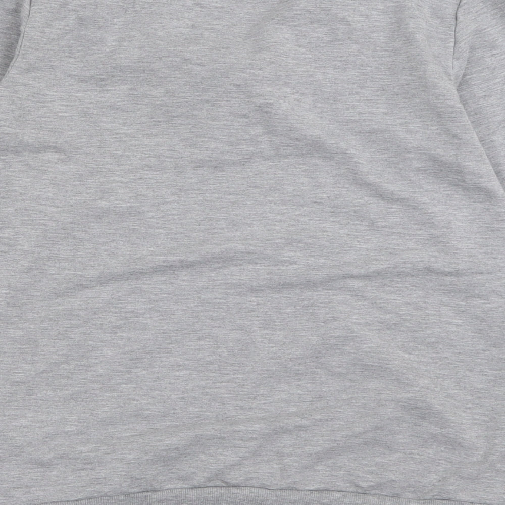 Dorothy Perkins Womens Grey Polyester Pullover Sweatshirt Size 10 Pullover