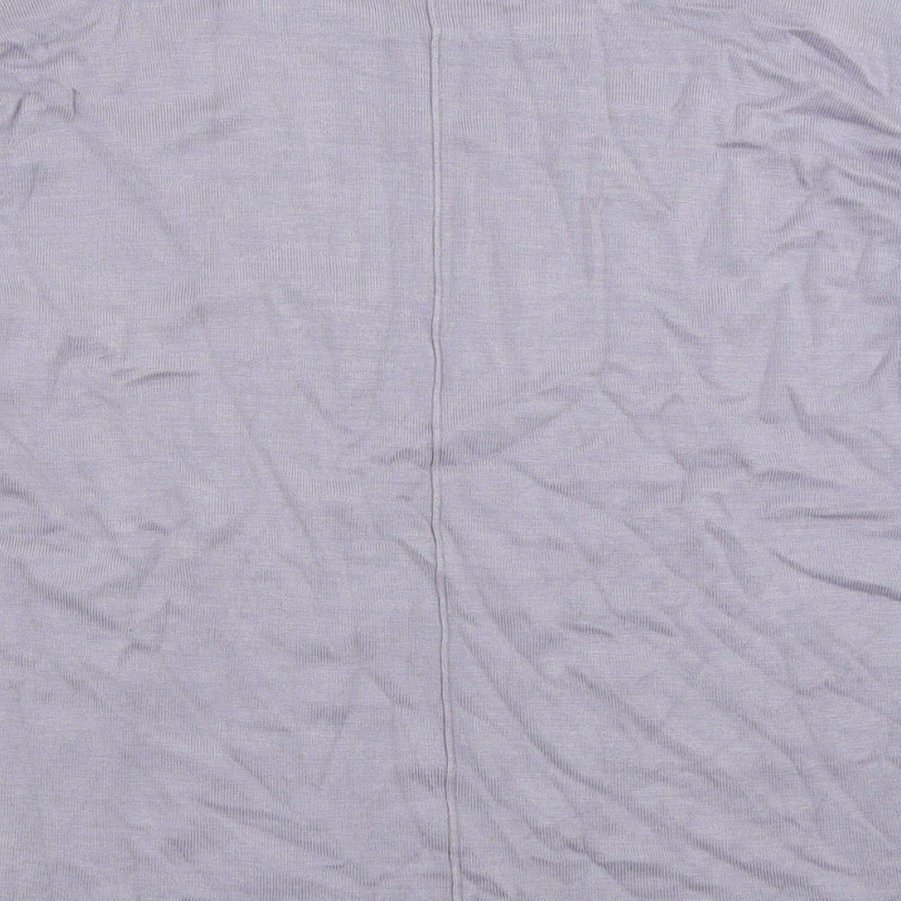 Saint Womens Purple Crew Neck Viscose Pullover Jumper Size L