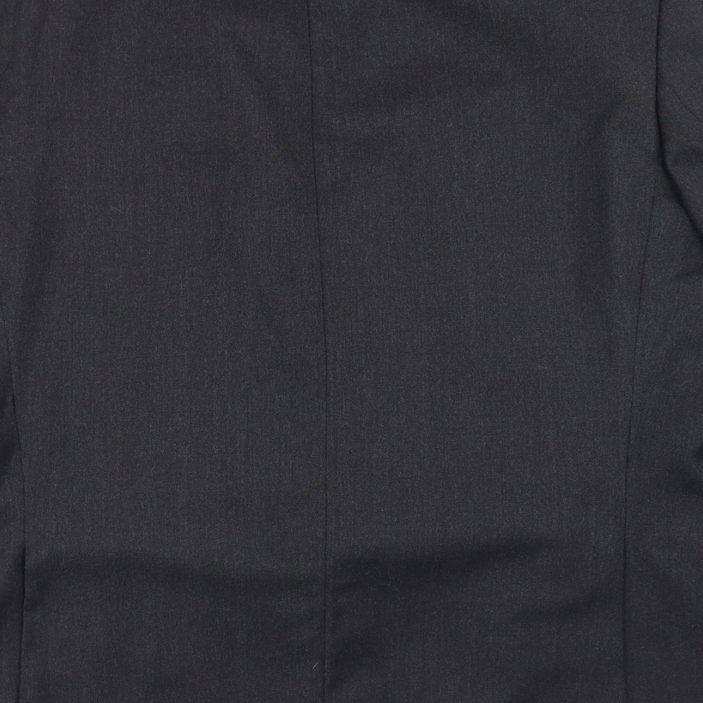 Greenwoods Mens Grey Wool Jacket Blazer Size 42