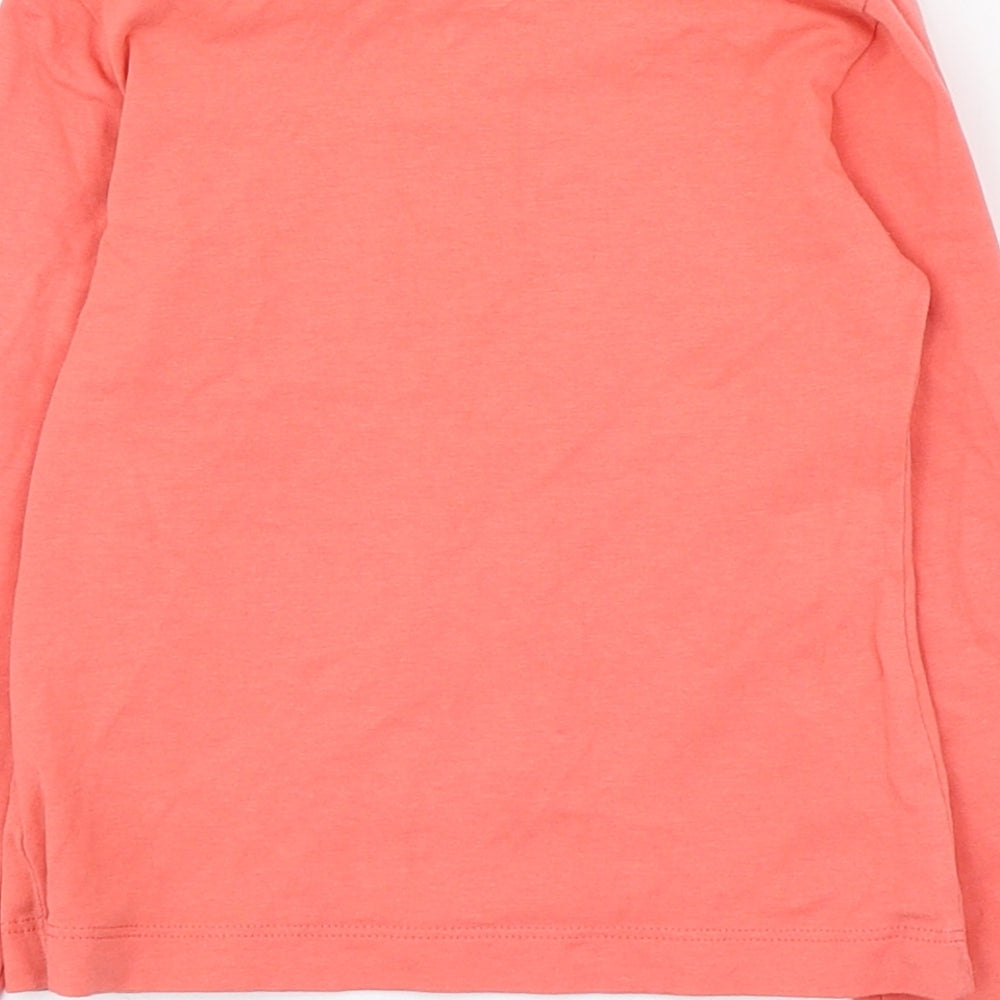 St Bernard Girls Pink Cotton Basic T-Shirt Size 3 Years Round Neck Pullover