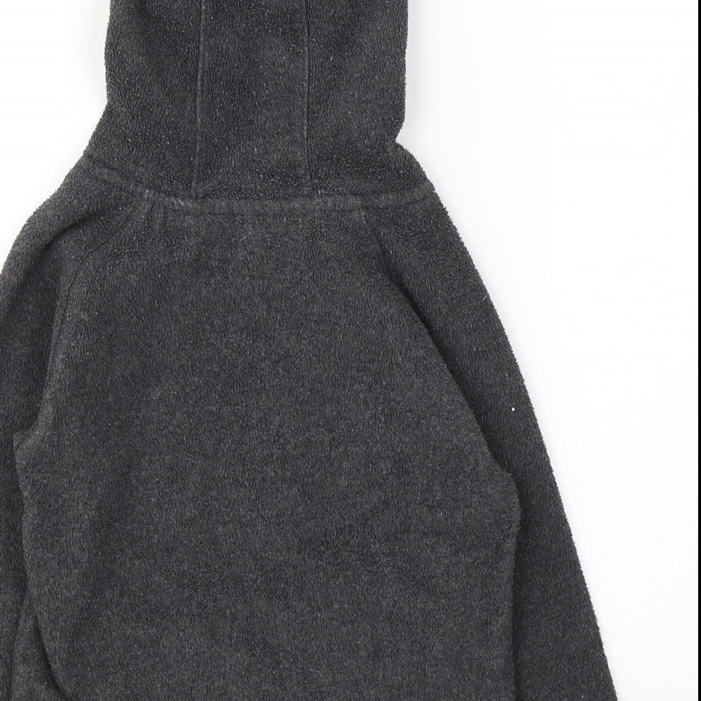 Gap Boys Grey Polyester Pullover Hoodie Size 4 Years Pullover