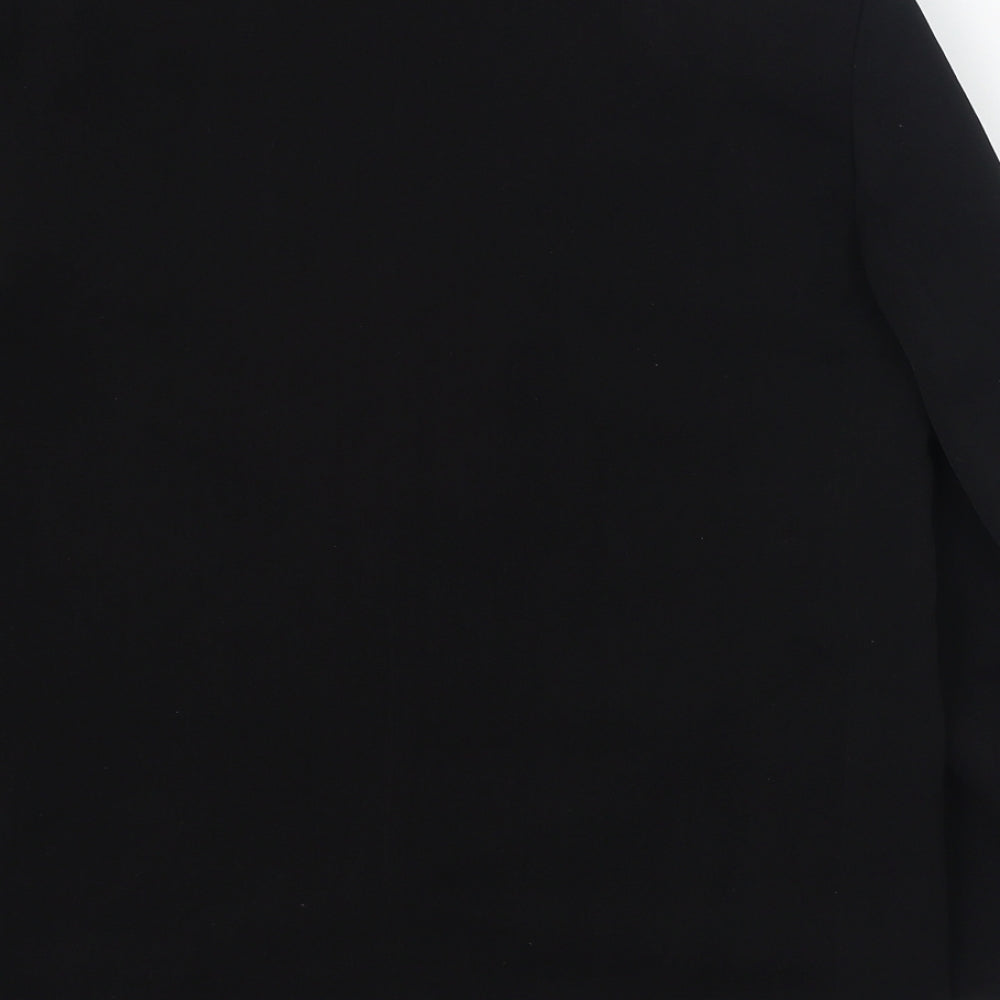 VivaKi Womens Black Jacket Blazer Size 8 Button