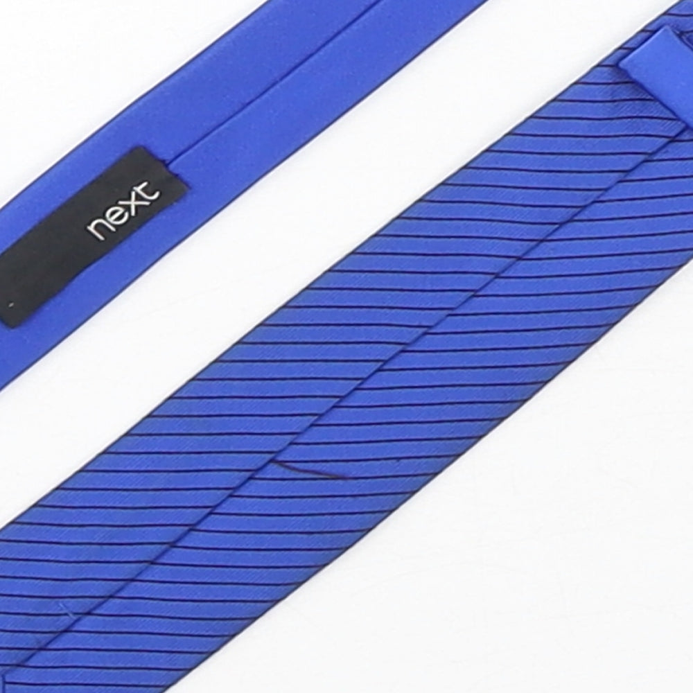Next Mens Multicoloured Striped Polyester Pointed Tie One Size