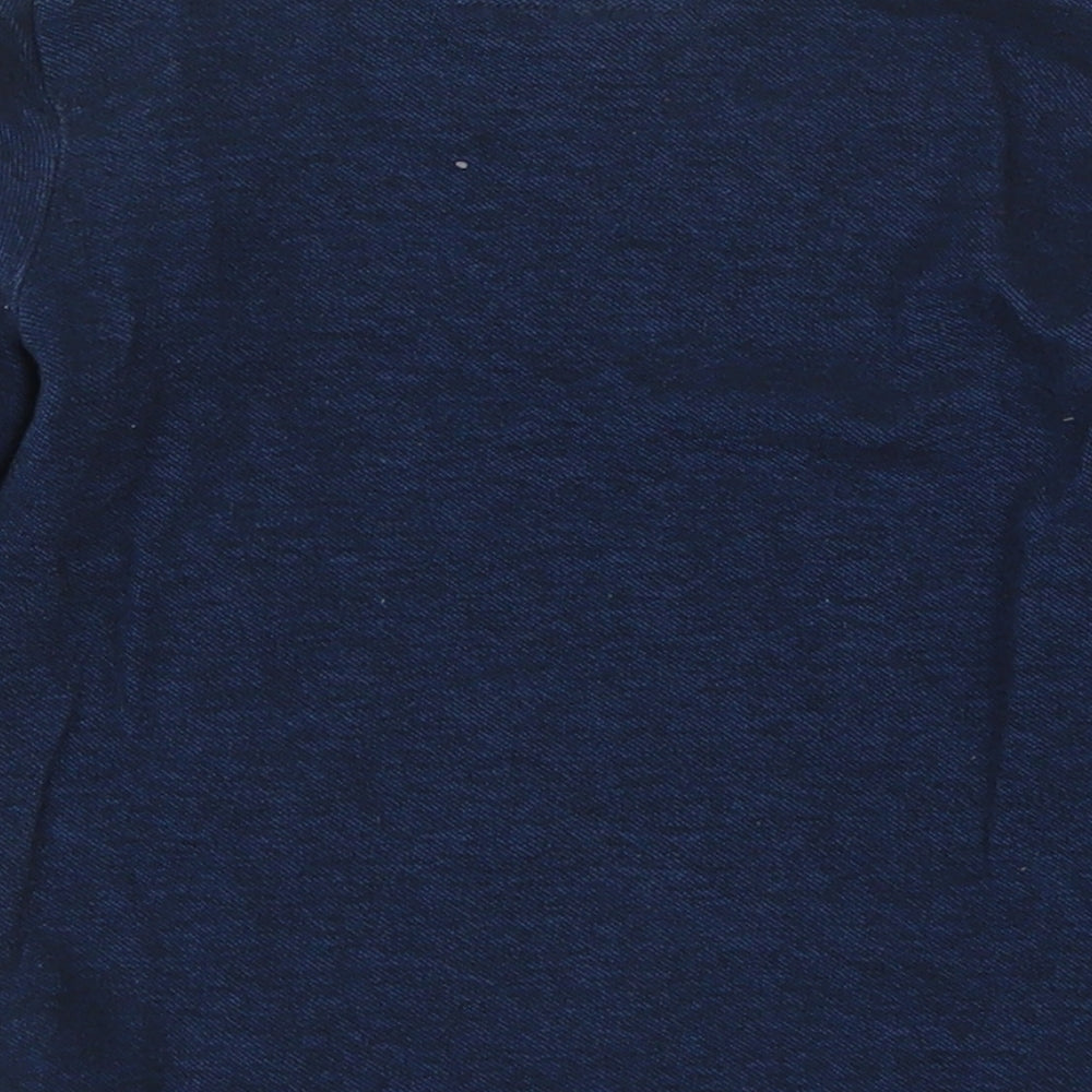 Next Boys Blue Cotton Pullover Sweatshirt Size 3 Years Pullover