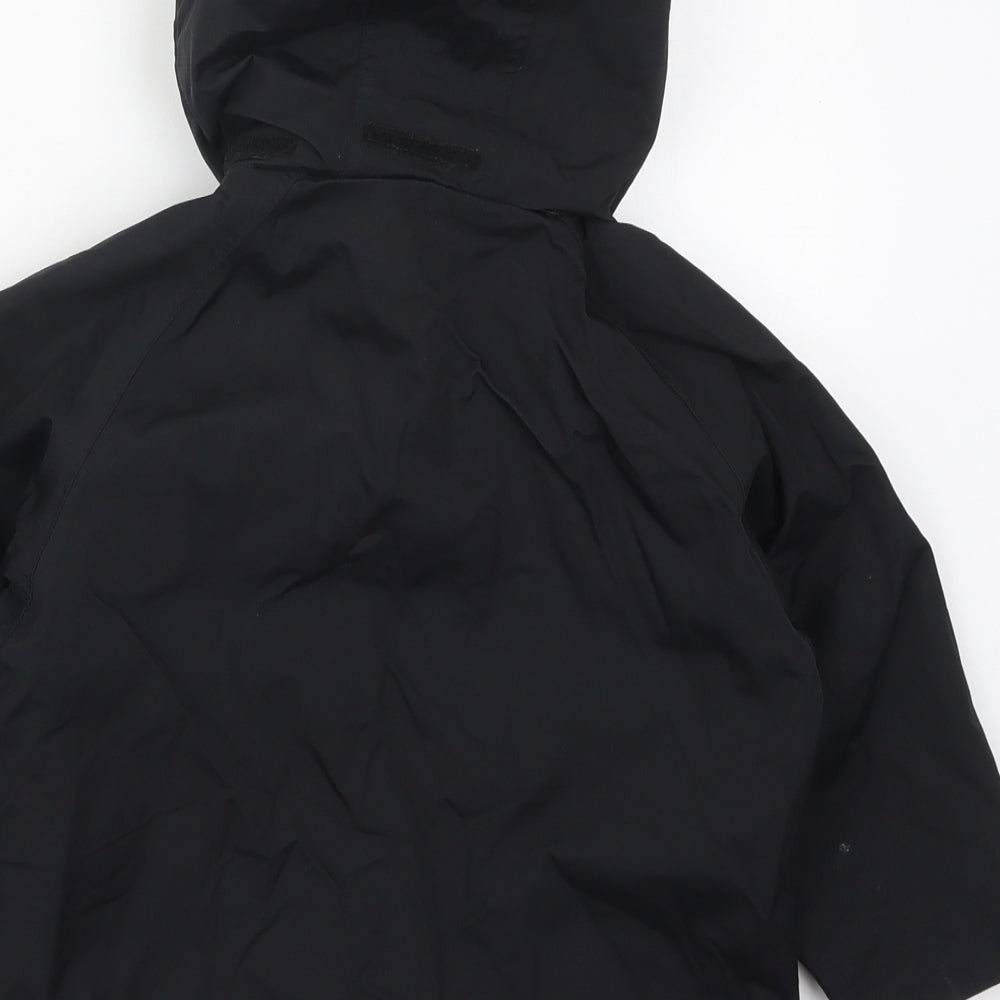 Reliant Attitude Boys Black Basic Coat Coat Size 3-4 Years Zip