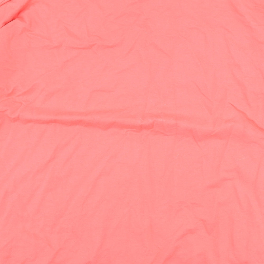 Missumi Womens Pink Cotton Pullover Sweatshirt Size L Pullover - Star