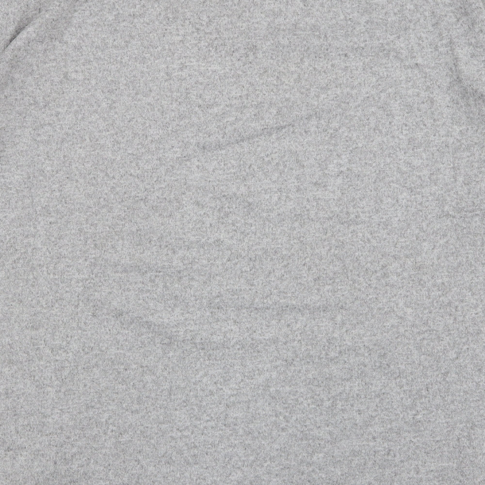 F&F Womens Grey Round Neck Polyester Pullover Jumper Size 14