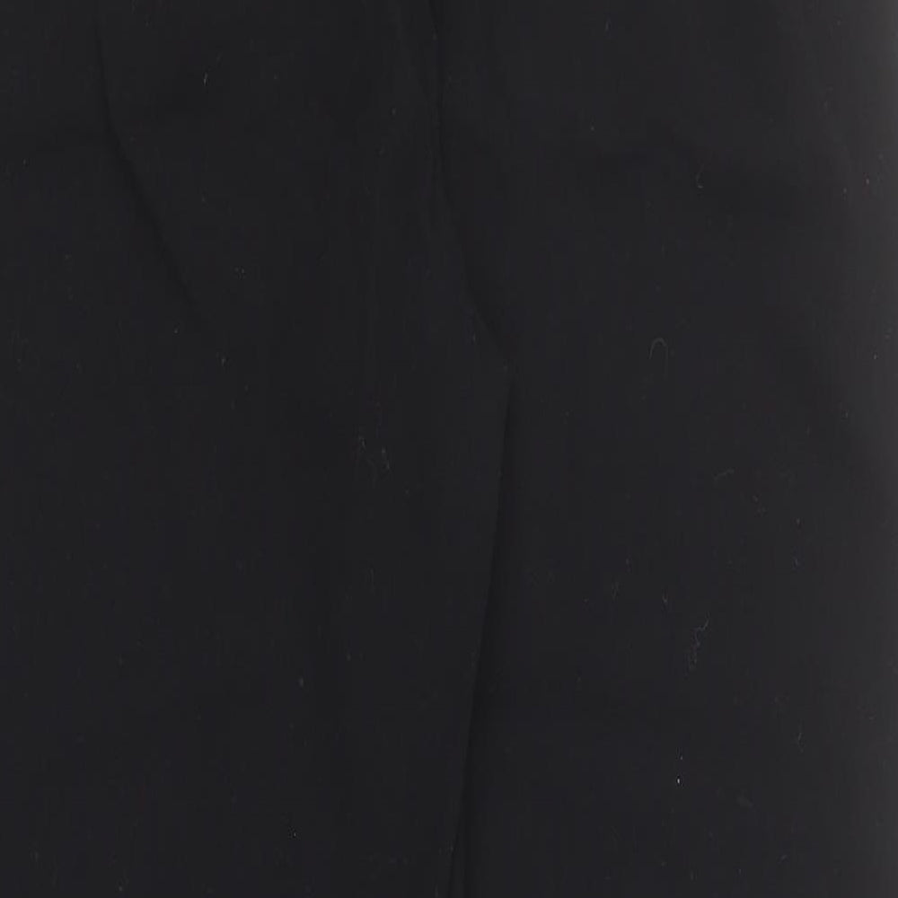 NEXT Womens Black Polyester Dress Pants Trousers Size 10 L29 in Regular Zip
