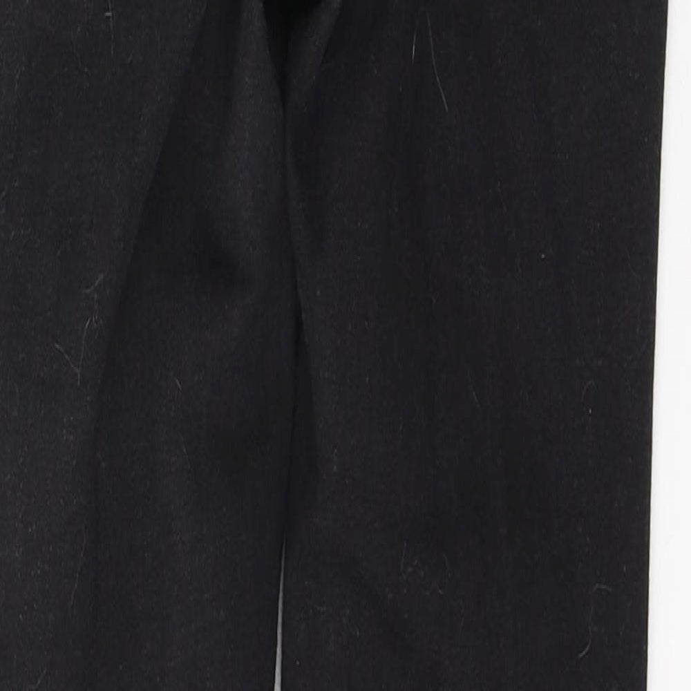 New Look Womens Black Cotton Skinny Jeans Size 8 L28 in Regular Button - Tie up front Detail