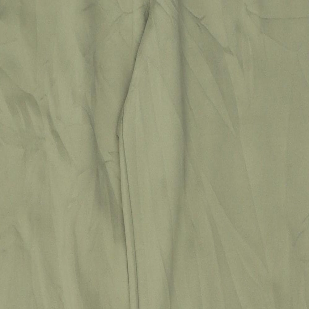 Classics Womens Green Polyester Trousers Size 16 L29 in Regular