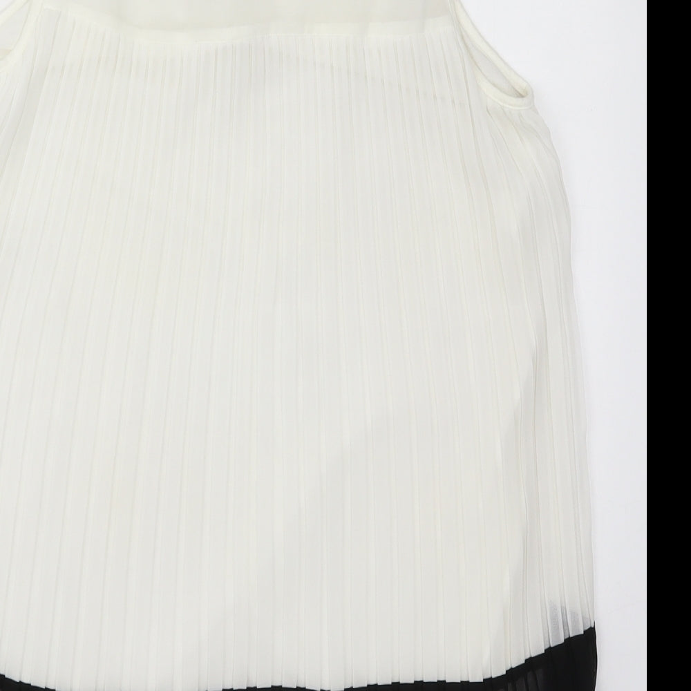 Intimissimi Womens White Viscose Basic Tank Size M Round Neck