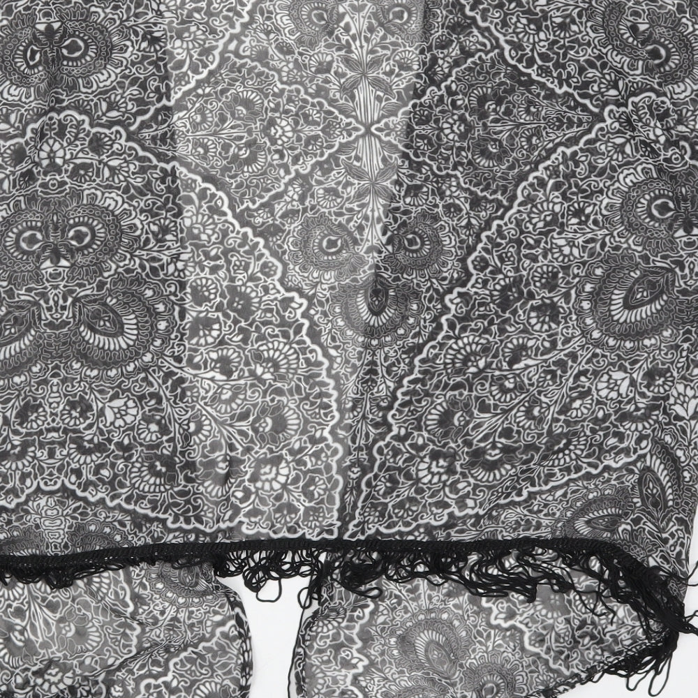 Atmosphere Womens Black Paisley Kimono Jacket Size S