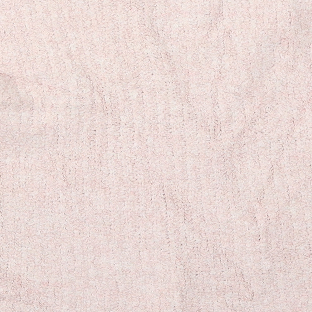 Marks & Spencer Womens Pink Crew Neck Acrylic Pullover Jumper Size L