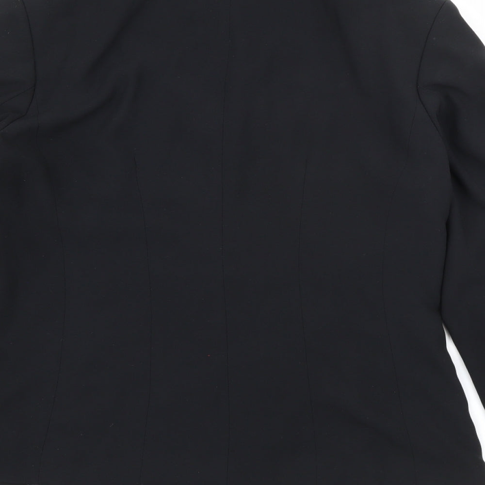 Per Una Womens Black Jacket Size 10 Button