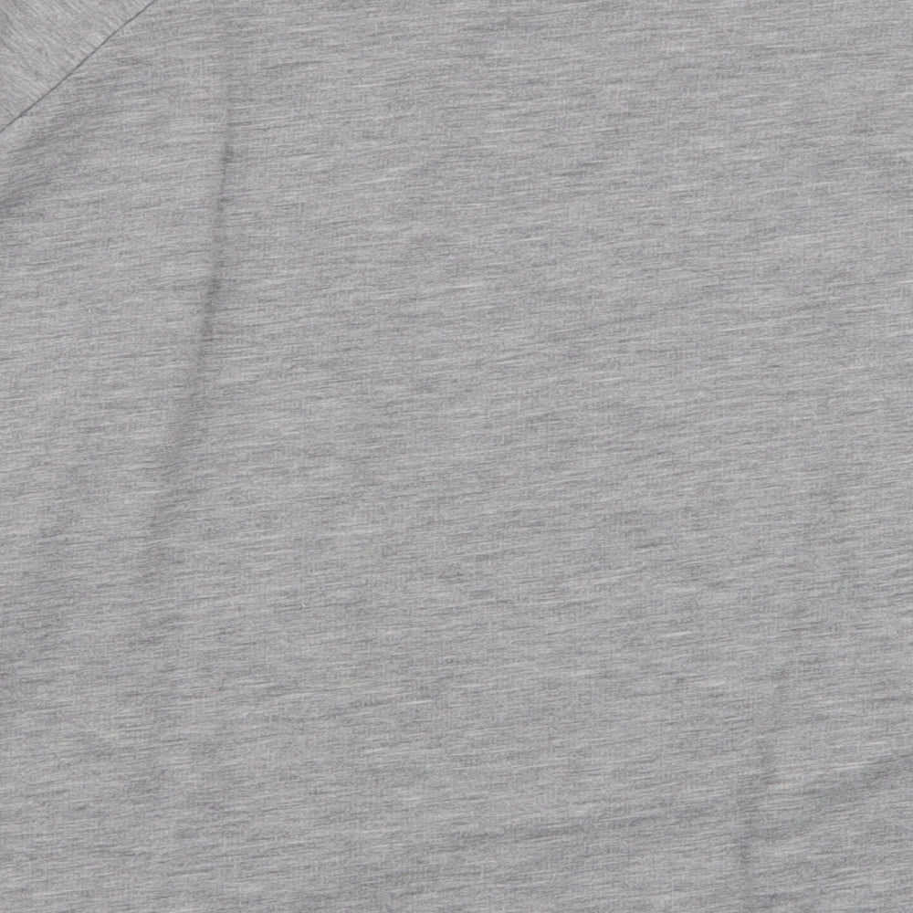 Select Womens Grey Cotton Pullover Sweatshirt Size 12 Pullover