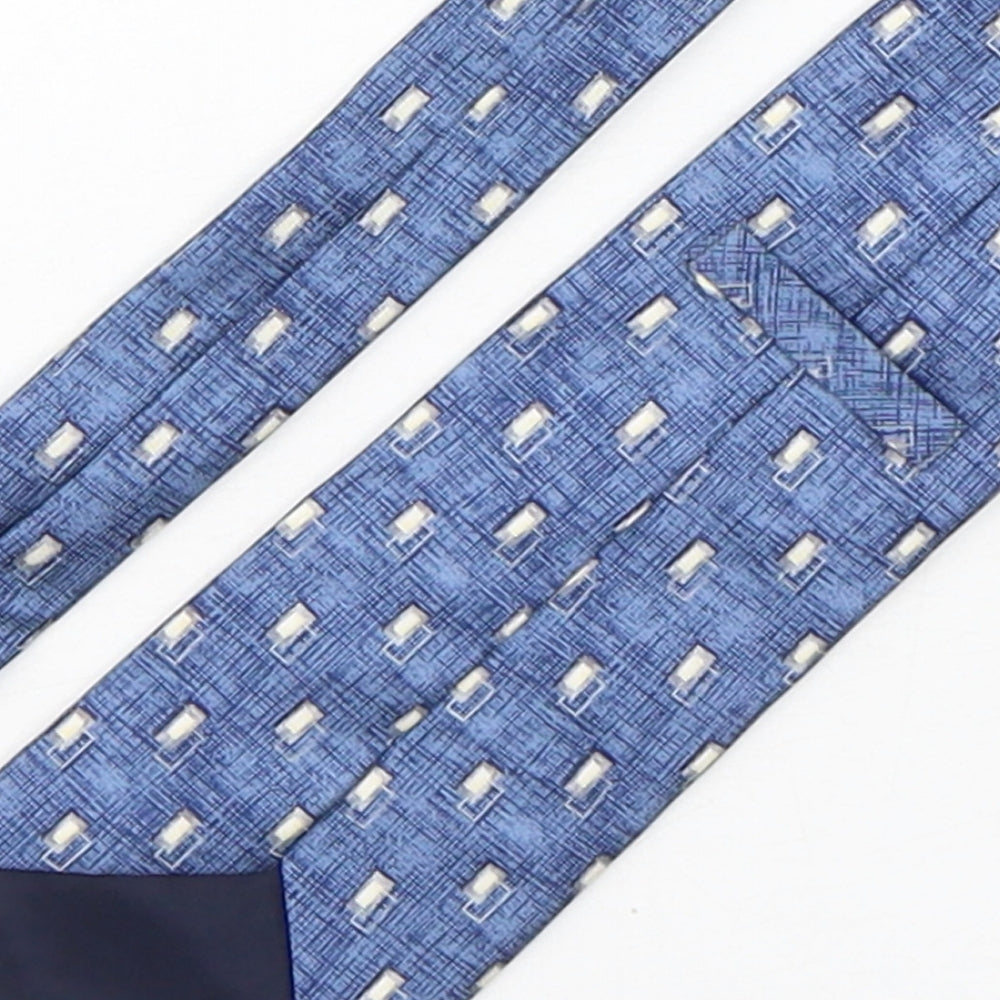 Marks & Spencer Mens Multicoloured Plaids & Checks Silk Pointed Tie One Size