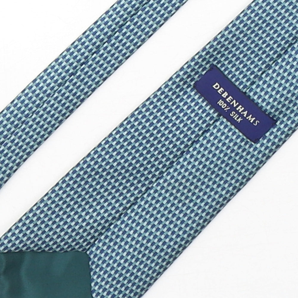 Debenhams Mens Multicoloured Geometric Silk Pointed Tie One Size