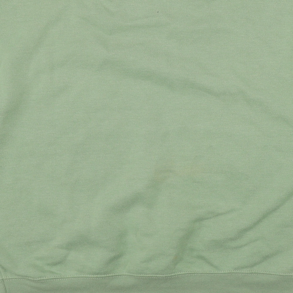 Primark Womens Green Cotton Pullover Sweatshirt Size 6
