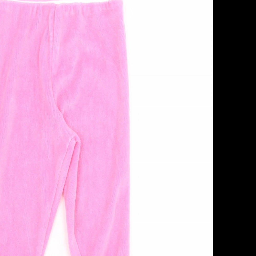 Dunnes Baby Pink Cotton Jogger Trousers Size 6-9 Months Pullover
