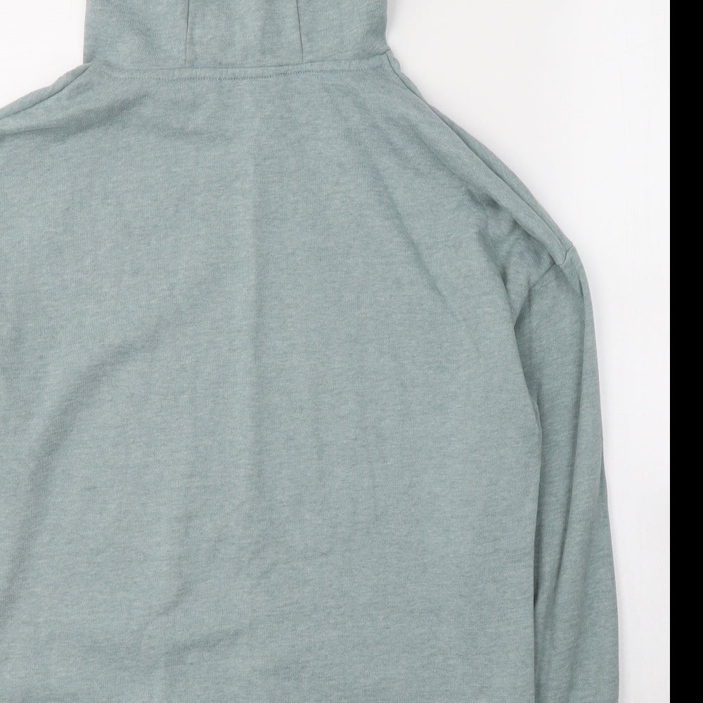 Dunnes Stores Womens Blue Polyester Pullover Hoodie Size S Pullover
