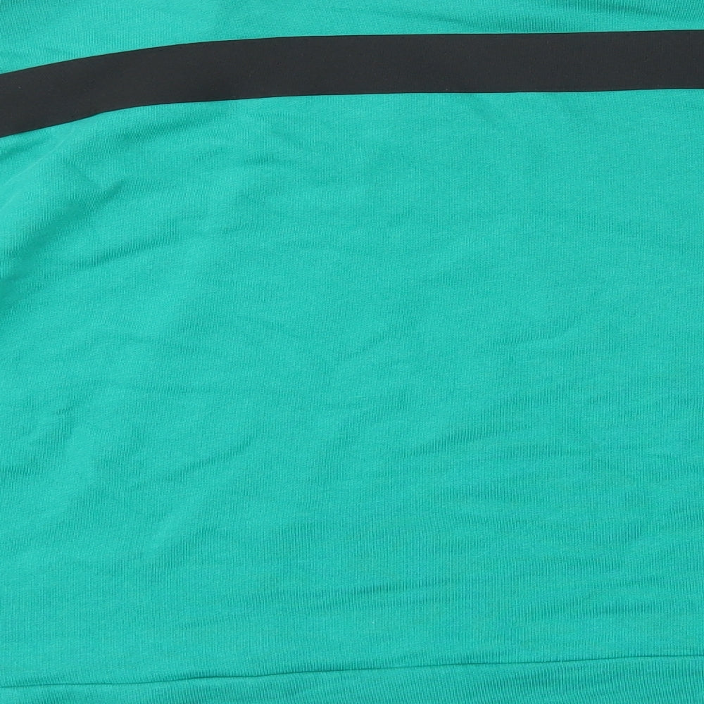 Cameo Rose Womens Green Cotton Pullover Sweatshirt Size L Pullover - Free Strong
