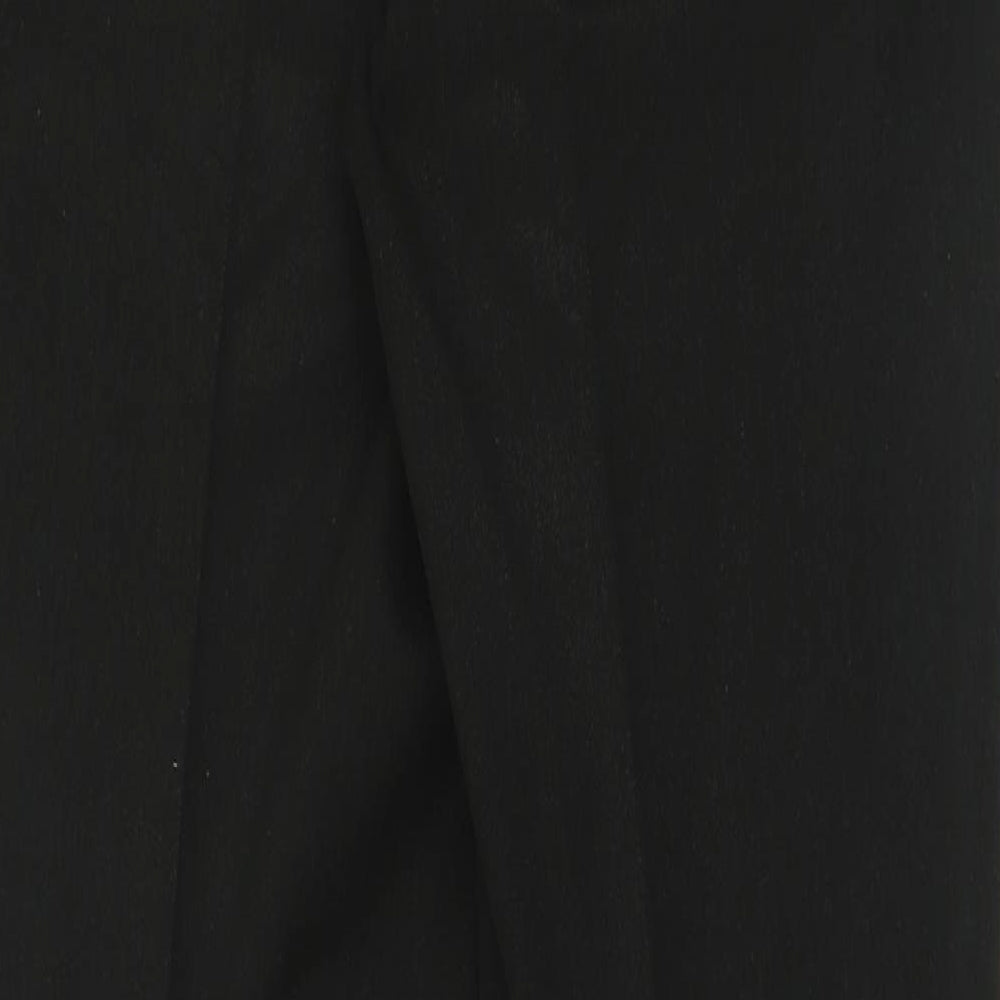1880 Club Mens Black Polyester Trousers Size 32 L29 in Regular Button