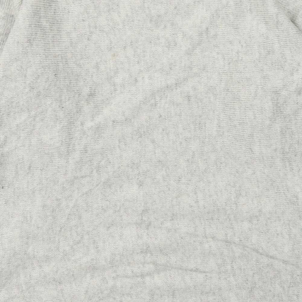 Oasis Womens Grey Round Neck Viscose Pullover Jumper Size XS