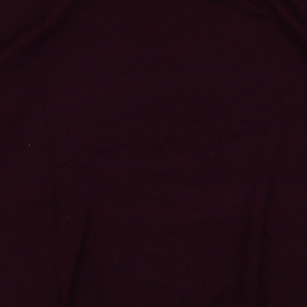 Dunnes Mens Red Round Neck Acrylic Pullover Jumper Size M