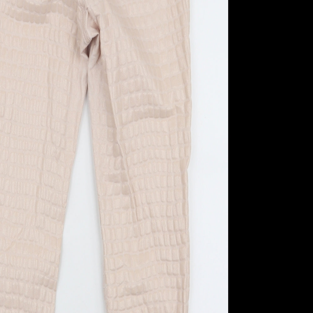 Topshop Womens Ivory Cotton Mom Jeans Size 26 L32 in Slim Zip