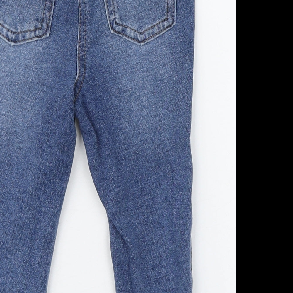 Matalan Baby Blue Cotton Jogger Jeans Size 12-18 Months