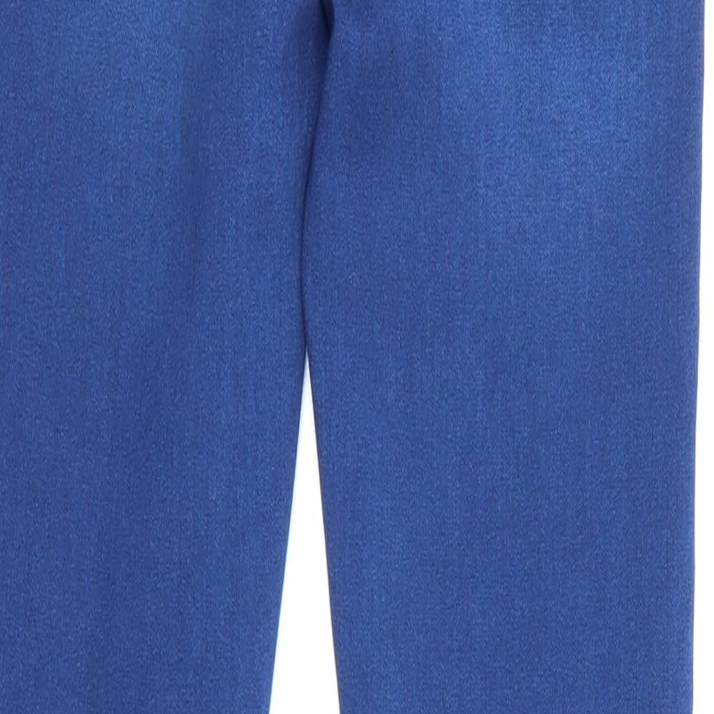 New Look Womens Blue Cotton Skinny Jeans Size 8 L25 in Regular Button
