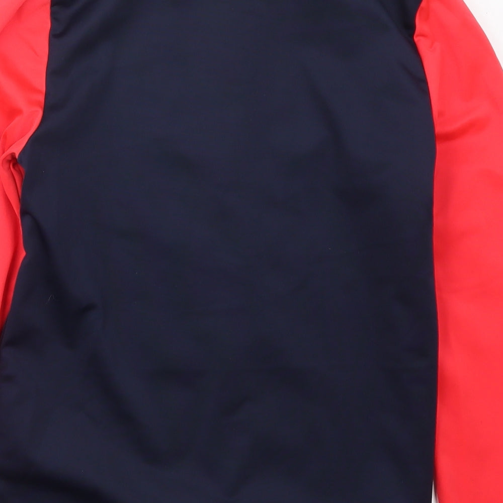 DECATHLON Boys Blue Jacket Size 8-9 Years Zip - Red