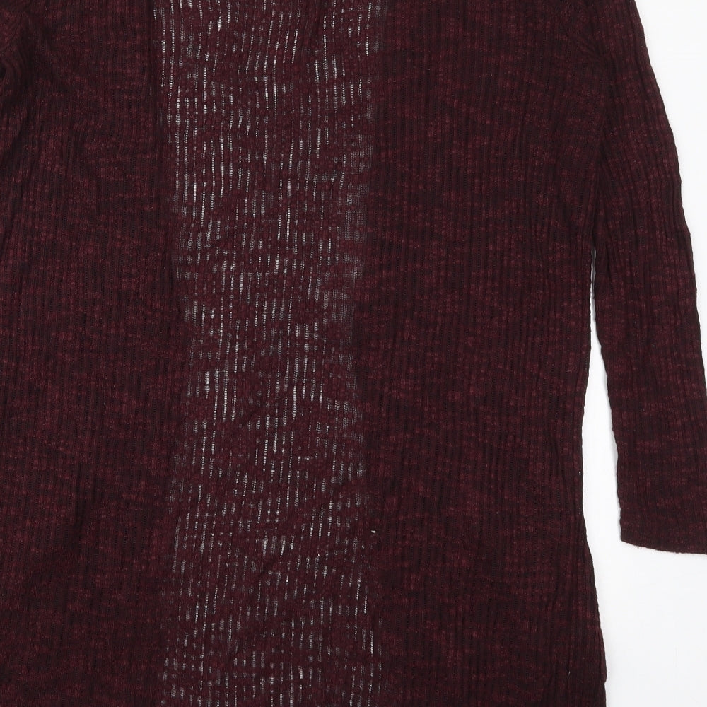 Atmosphere Womens Purple V-Neck Viscose Cardigan Jumper Size 10