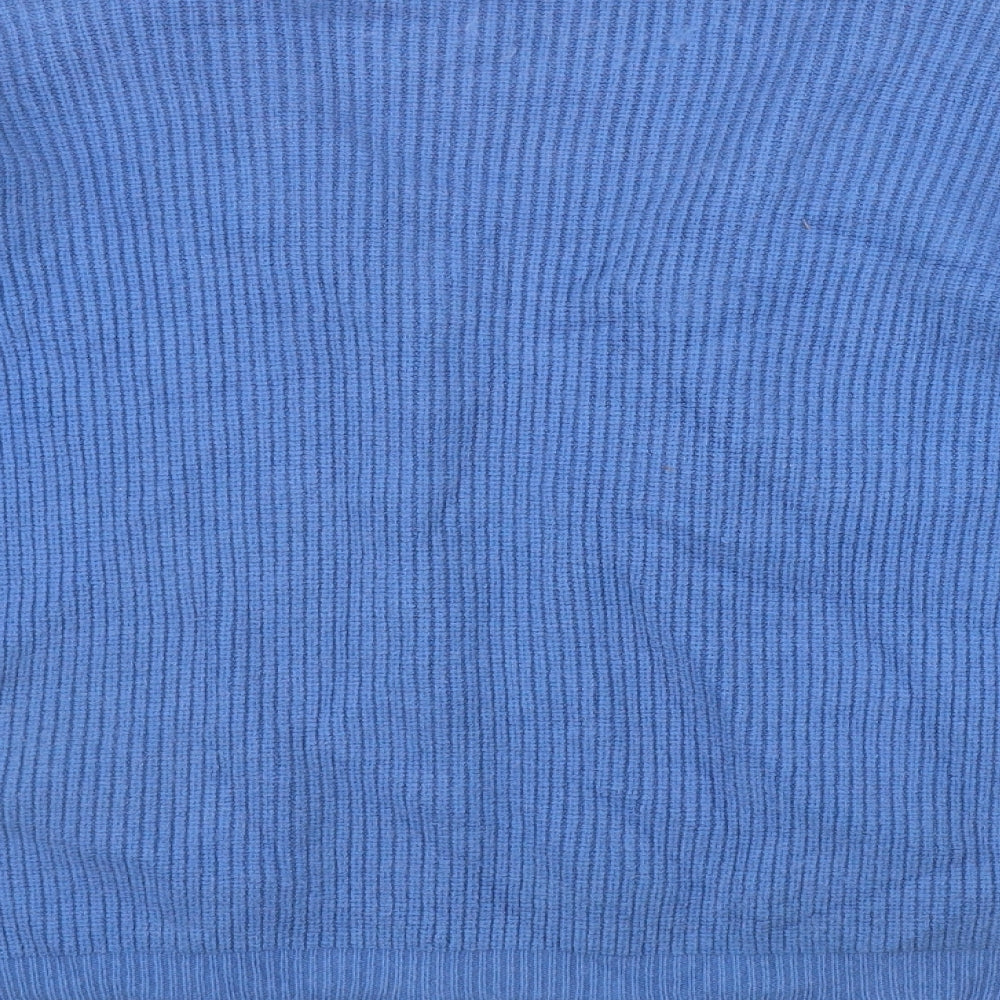So Sweet Womens Blue V-Neck Viscose Cardigan Jumper Size M