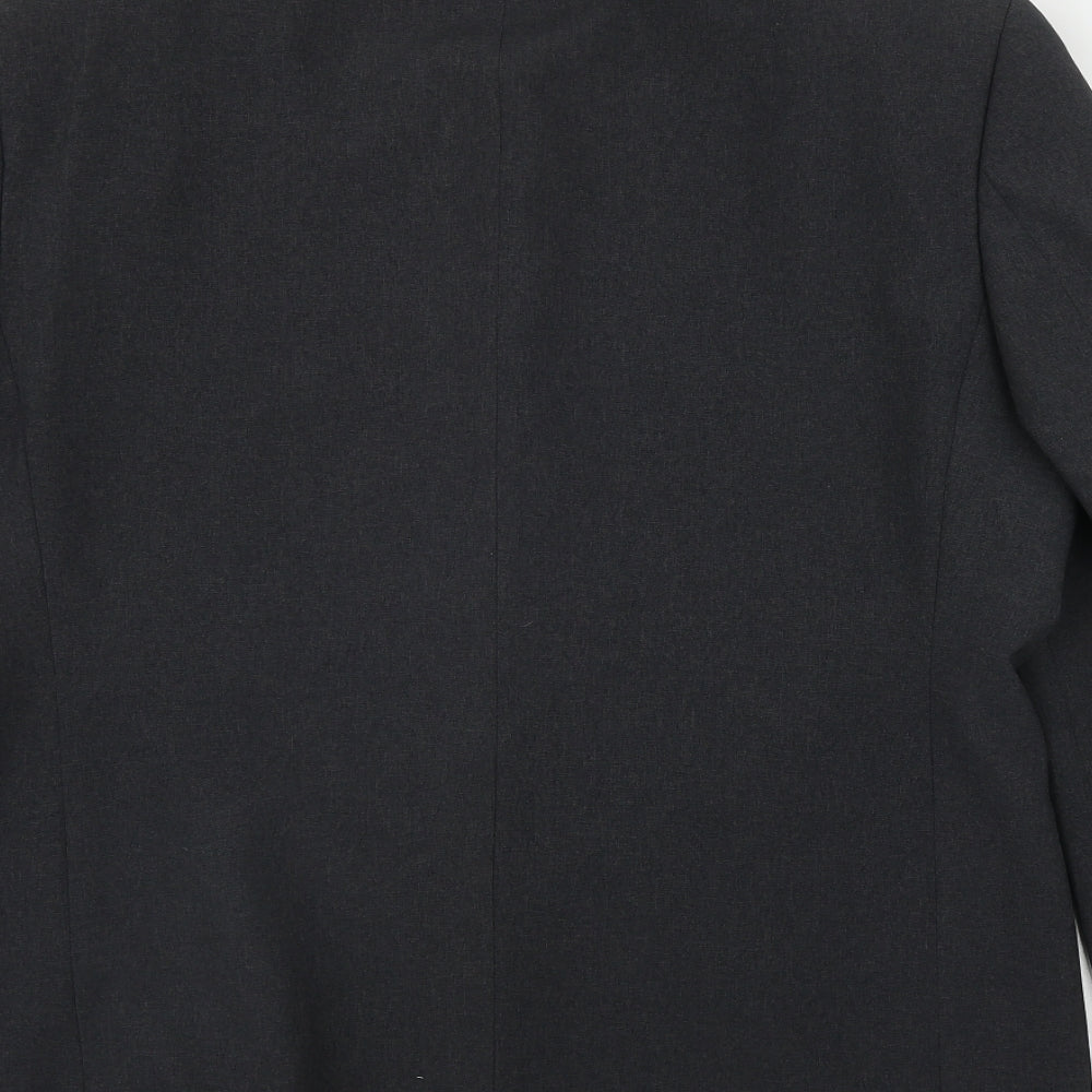 George Mens Grey Polyester Jacket Suit Jacket Size 40