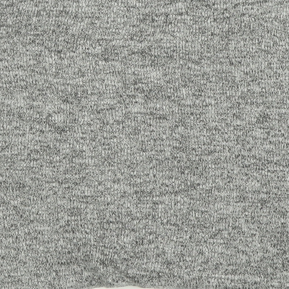 River Island Womens Grey Crew Neck Polyester Pullover Jumper Size 12